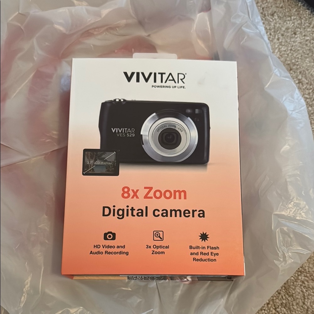 Adidas Black Digital Camera with 8x Zoom